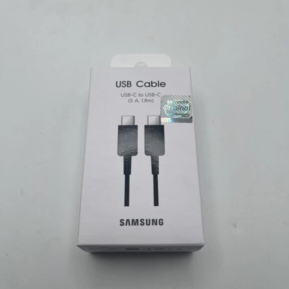 OEM Samsung USB-C to USB-C Fast Charge Cable Charging Cord Type Charger - NEW - Picture 1 of 3